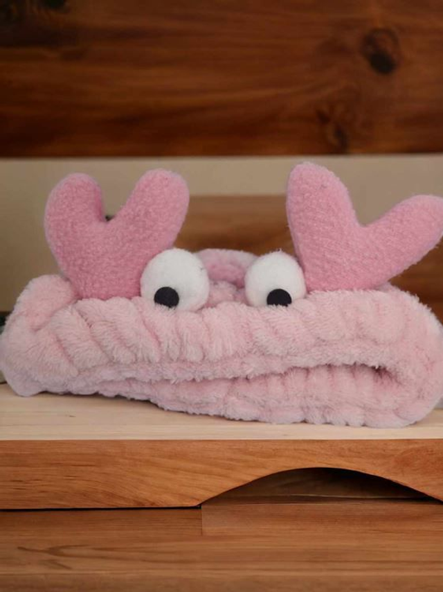 Bandeau Make-Up Rose – Doux et confortable