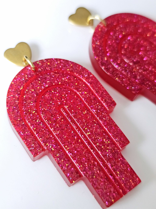 MIAMI framboise pailleté