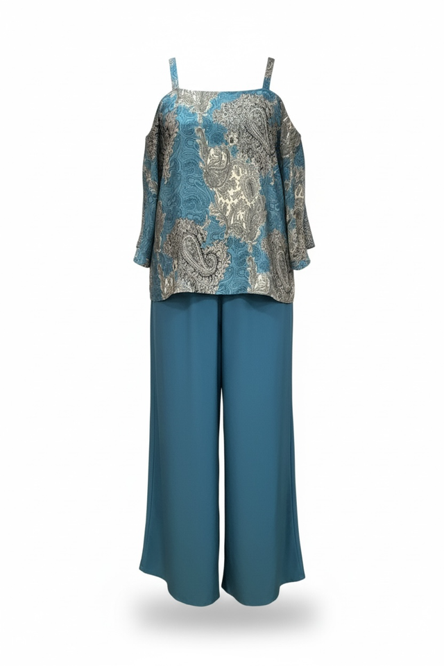 Top Noémie - 100 % soie - imprimé cachemire