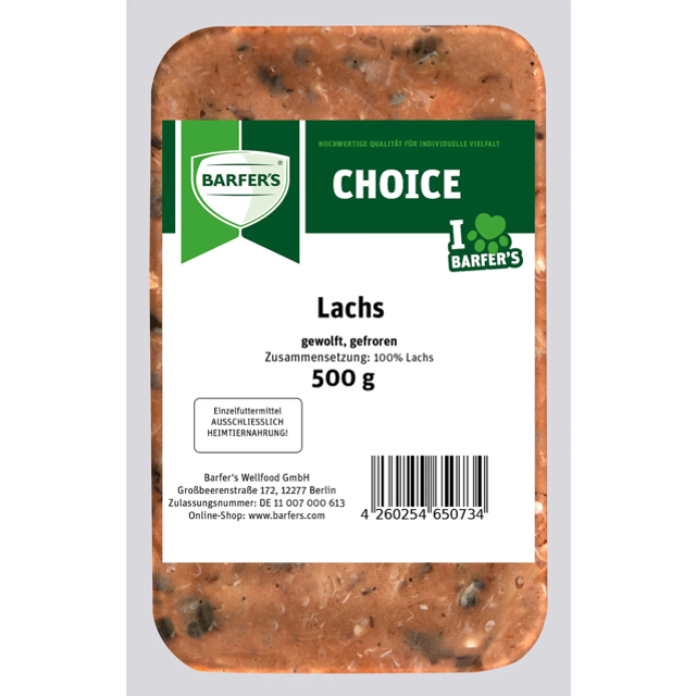 Lachs gewolft 500g