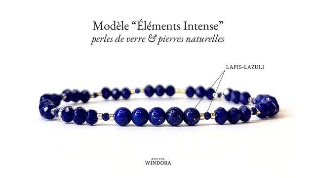 Bracelet | Lapis-Lazuli - Collection | Lot de 3