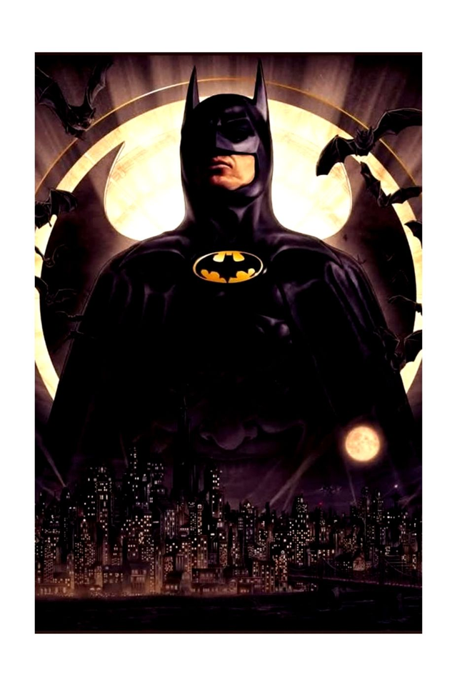 Batman Movies Art Print