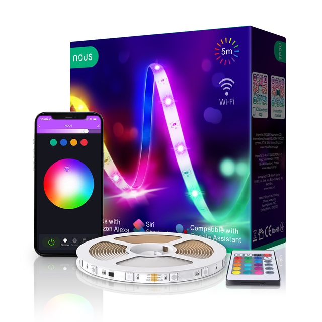 Smart 5m RGB WIFI LED Strip F1