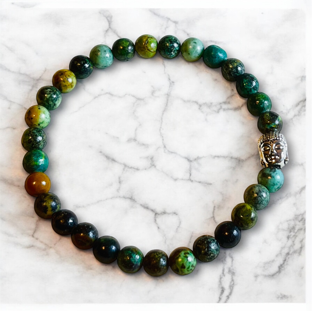 Calmantes - Réduis le Stress - favorise le sommeil profond - Turquoise d’Afrique Chakra du Cœur 