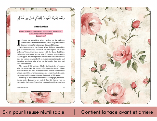 Skin pour liseuse - Romance