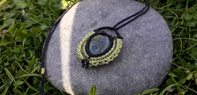 Collier • jaspe kambaba