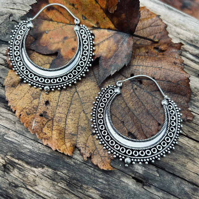 CRÉOLES ARGENTÉES ORIENTALES 