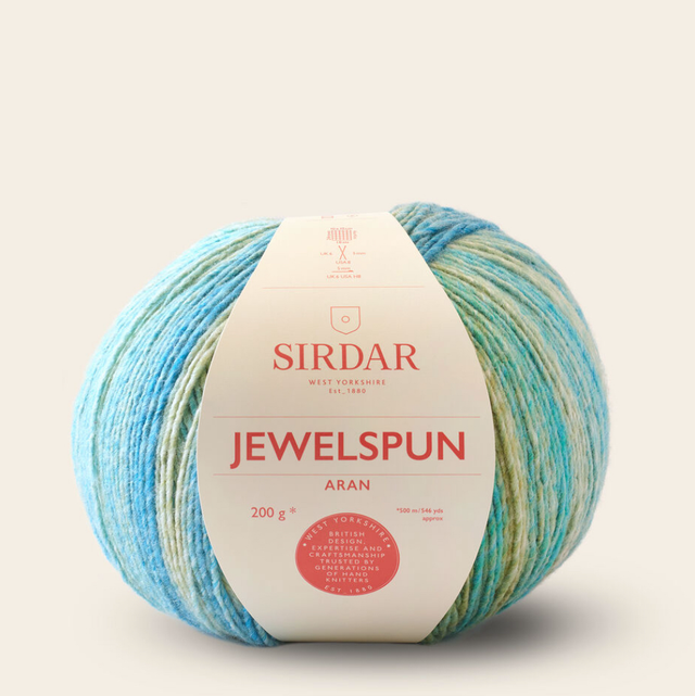 Jewelspun Aran Evening Aquamarine 