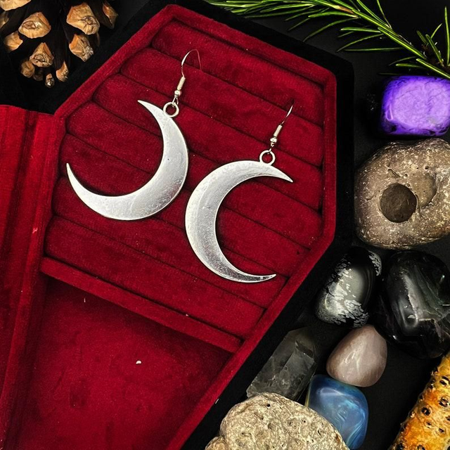 Crescent earrings 