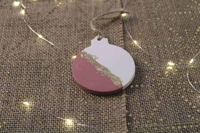 Les suspension boule bicolore