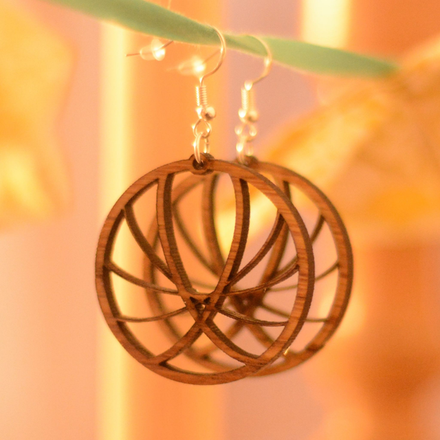 Boucles d’oreilles – Courbes