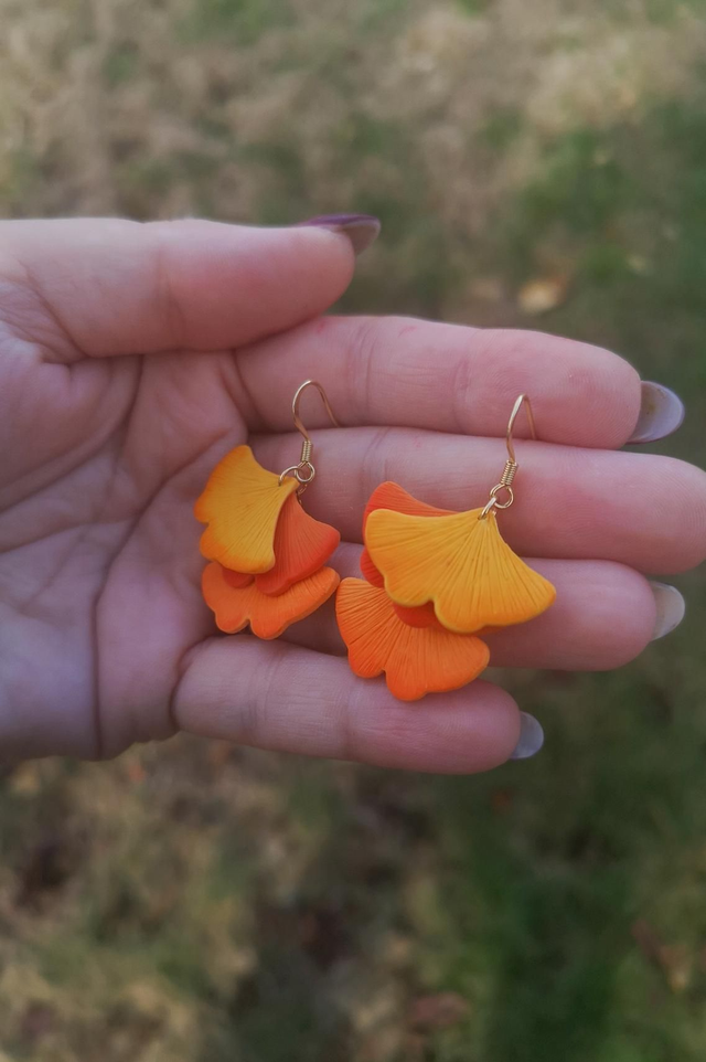 Collection Florale Vent d'automne - Boucles d'oreilles Ludivine