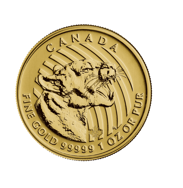 Canada 1 oz Gold Couger Coin