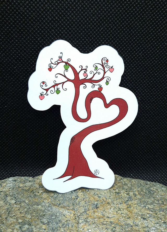 Sticker &quot;Pommier de l&#039;amour&quot;