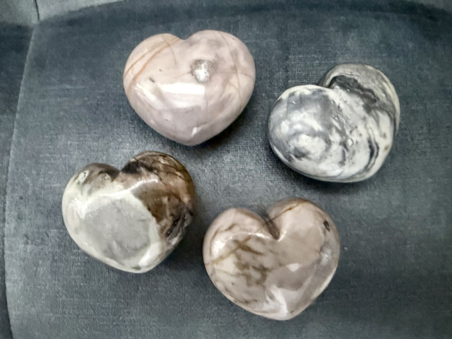 Picasso Jasper Crystal Heart
