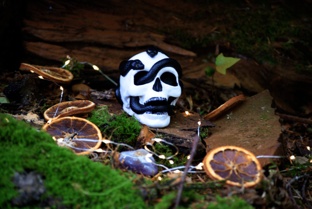 Crâne &quot;Mue éternel&quot; Blanc