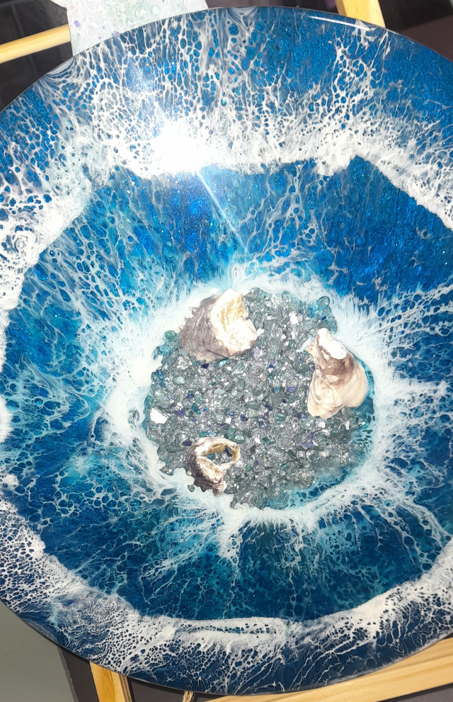 LARGE OCEAN ART PIECE