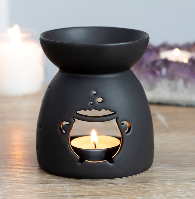 Black Cauldron Cut Out Wax Melt Burner