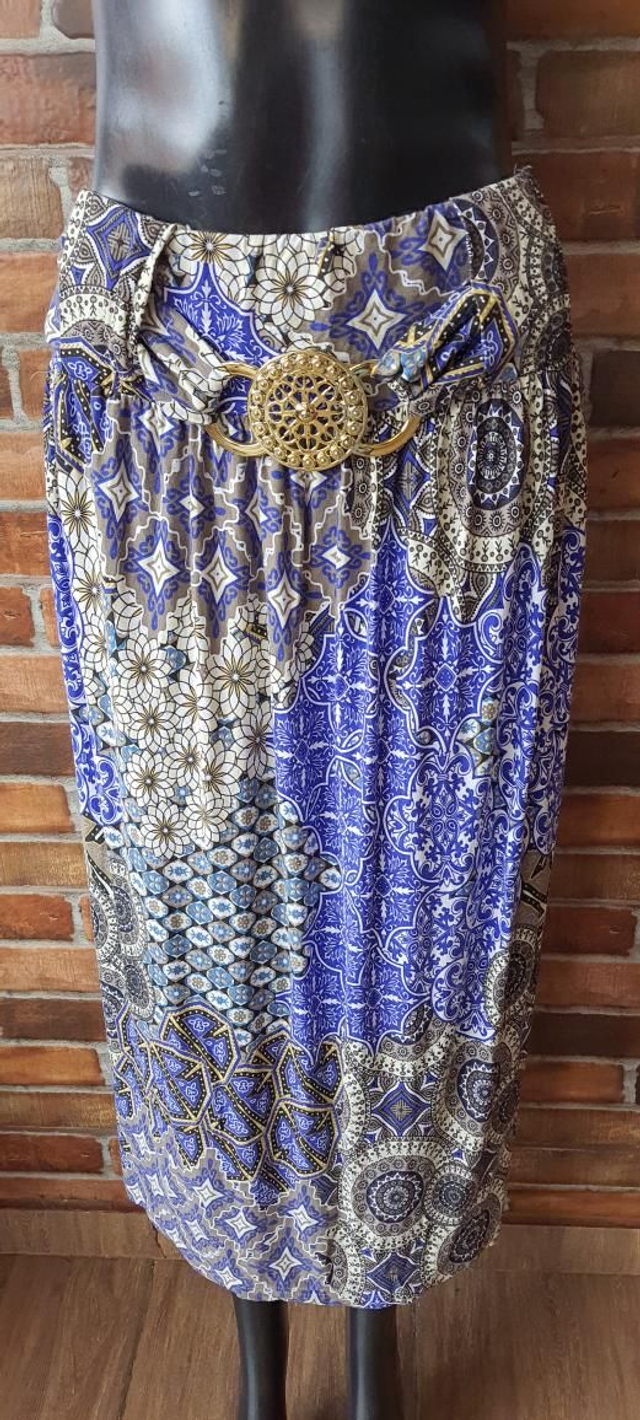 Saia Longa Estampada T/M