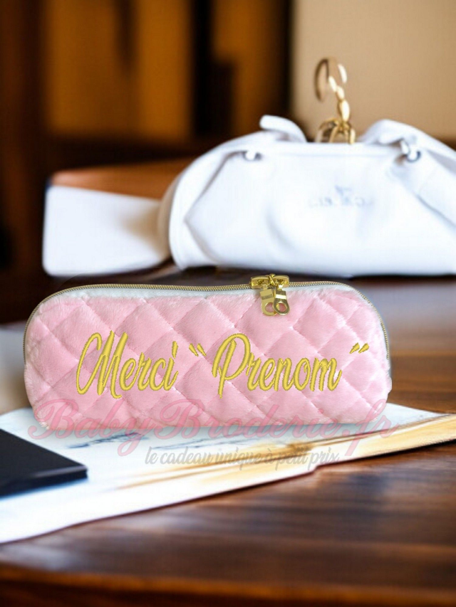 Trousse d&#039;école Rose et fleur tropical