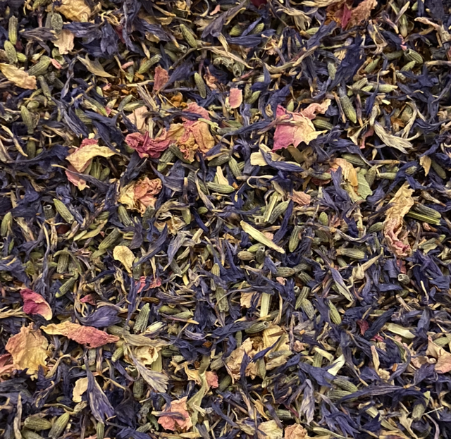 rooibos with lavender, rose &amp; cornflower