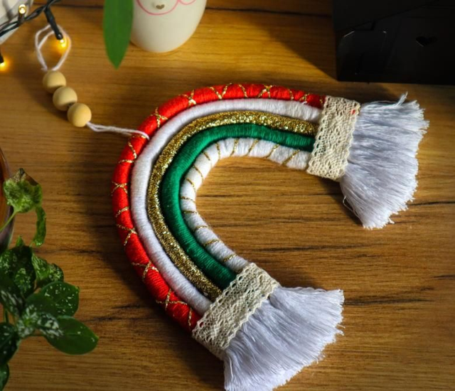 Arc en ciel de Noël ( taille M )