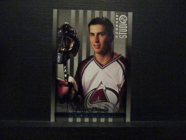 Mark Denis - NFL 1997 Donruss Studio Ice Hockey Original Trading Card #25