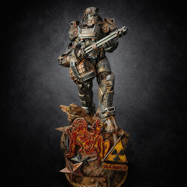 FALLOUT T60 Peint 1/10e VENDU [dispo à la commande]