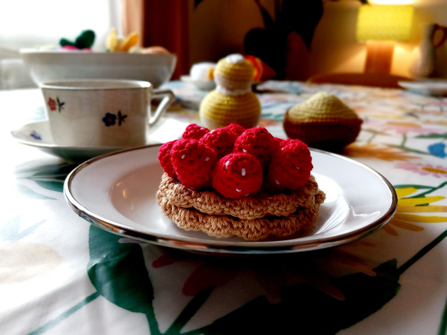 Tartelette framboise 