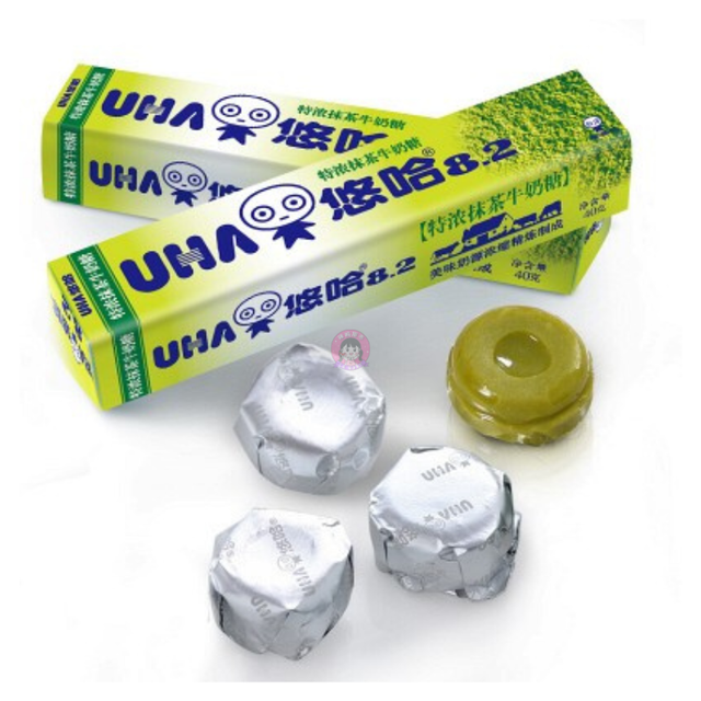 悠哈 Uha Tokuno Matcha Milk Candy 40g