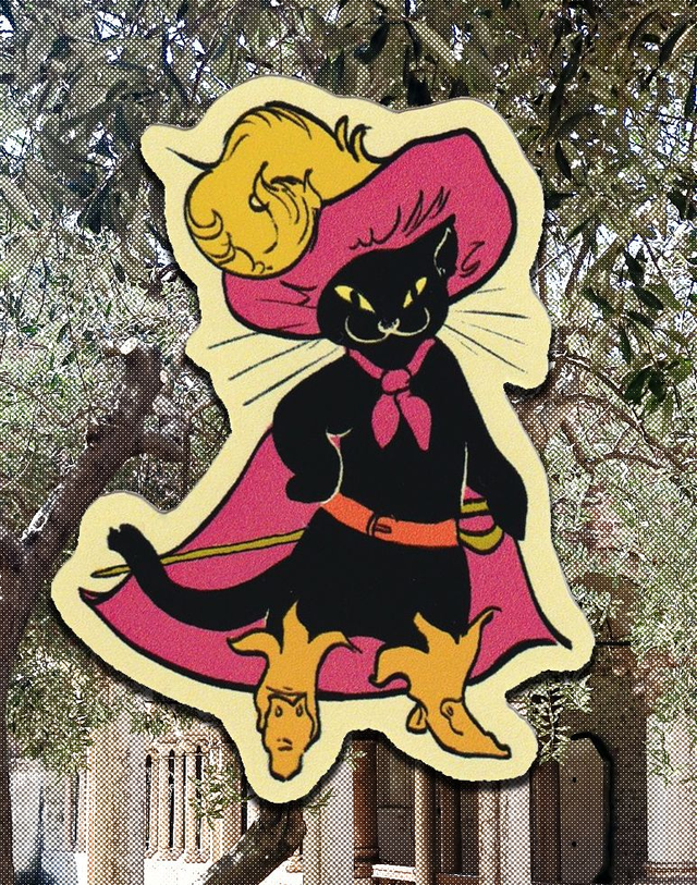 Puss in Boots vinyl sticker