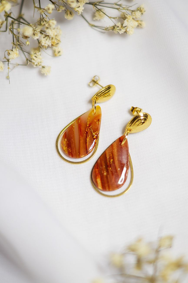 Coloris butternut - Boucles Goutte