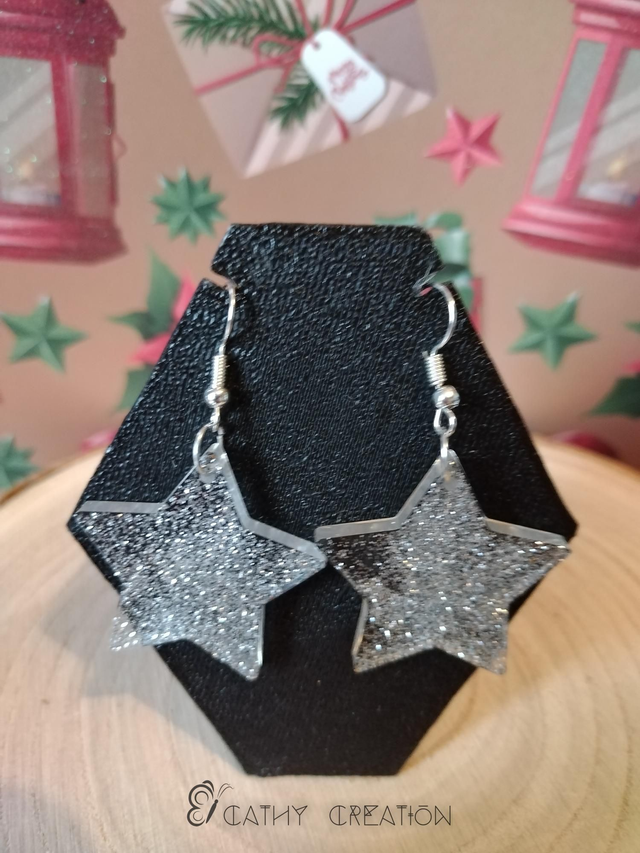 Boucles d'oreilles noël 