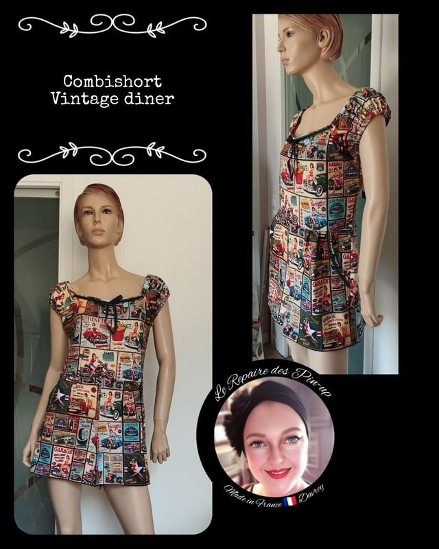 Combishort Vintage Diner T44/48