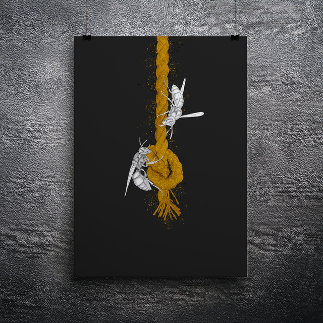 AFRAYED - A3 Art Print