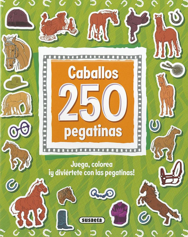 Caballos: 250 pegatinas - VV. AA.