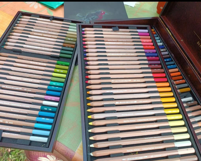 Crayons de couleures réalisme  (marques pro)cour accessible en visio 1h