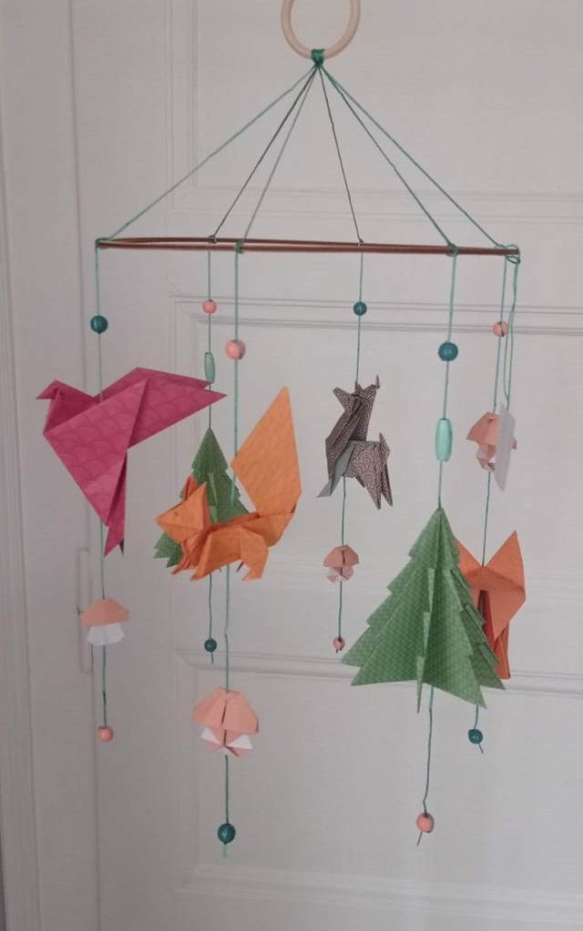 Mobile suspension - Animaux de la forêt