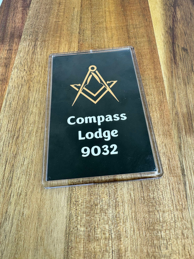 Custom Masonic Fridge Magent