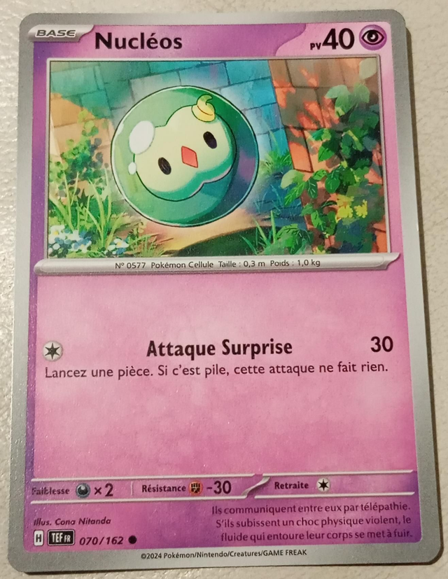 Carte pokémon Nucléos