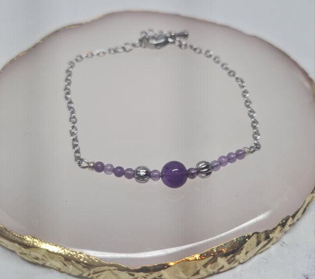 Bracelet améthyste