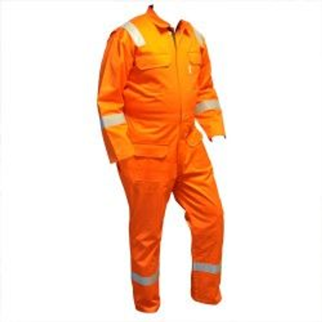 Oranje Quite Right offshore brandvertragende antistatische overall maat 46 t/m 68