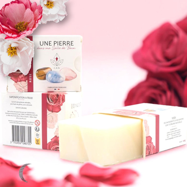 Savon naturel "Rose"