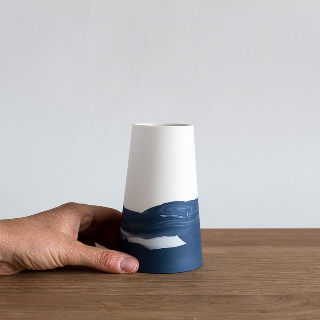 Vase - Petit - Horizons - Bleu nuit