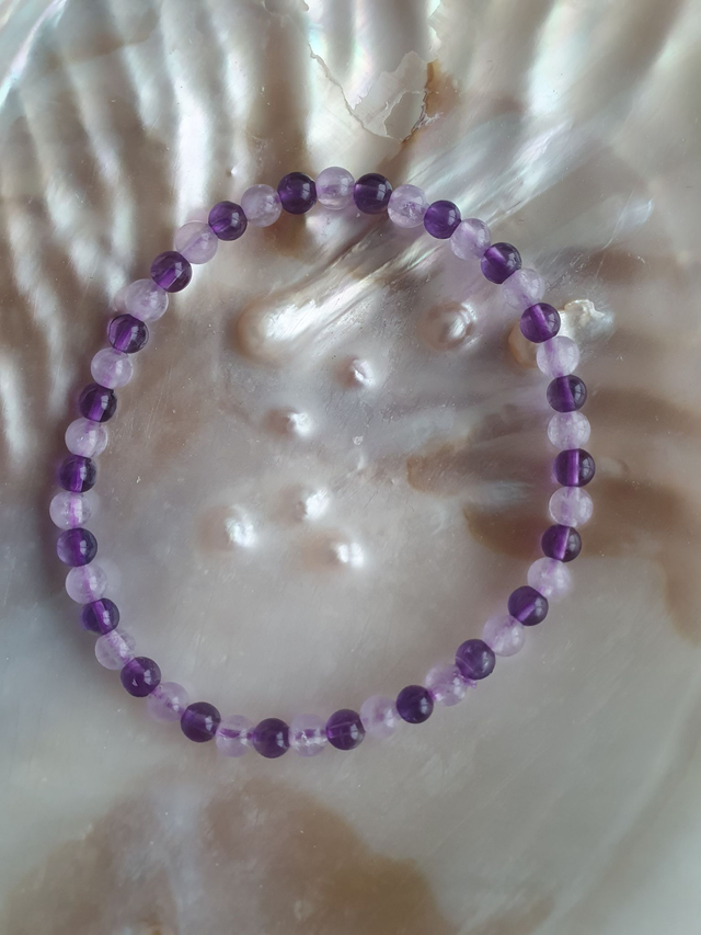 Armband Amethyst & Lavendel-Amethyst