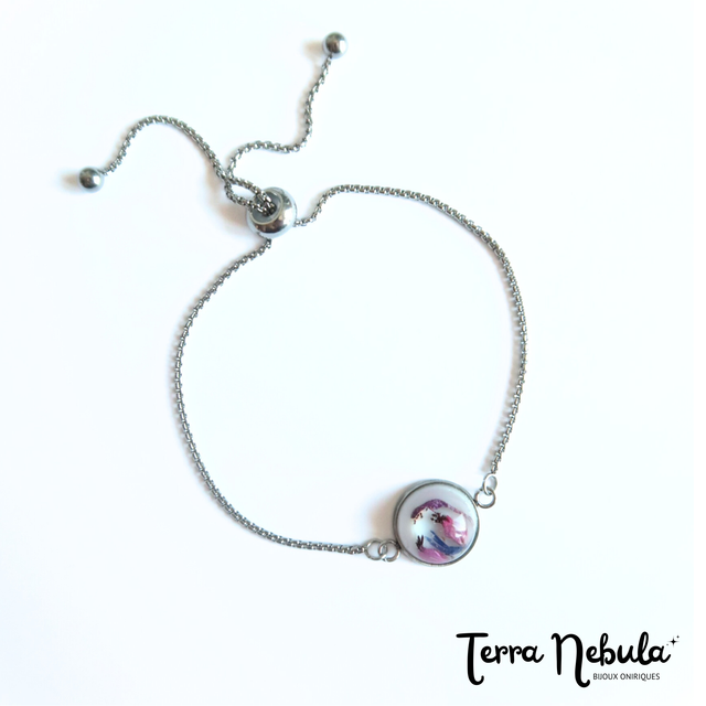 Bracelet chaîne fleuri Naturelle | BR12