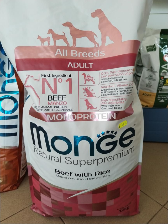 MONGE Natural Super premium All Breeds Adult 