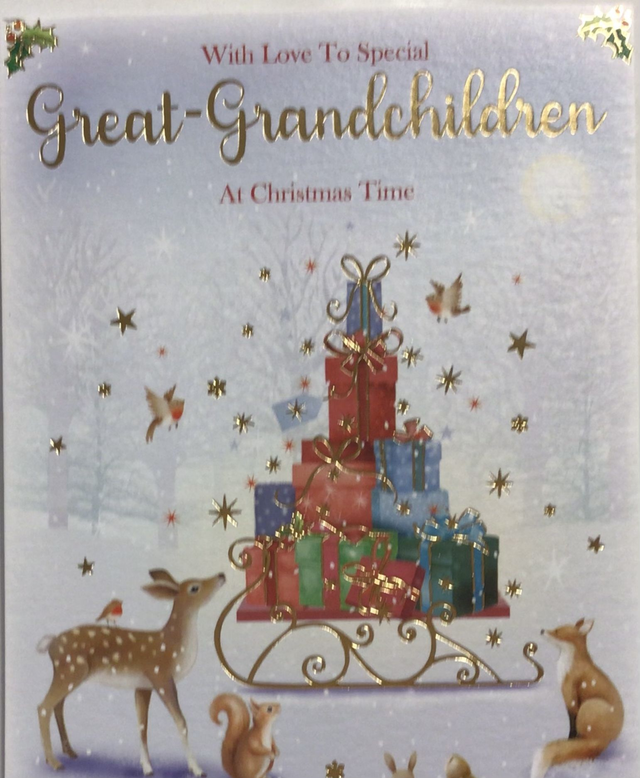 Christmas Great Grandchildren WfH