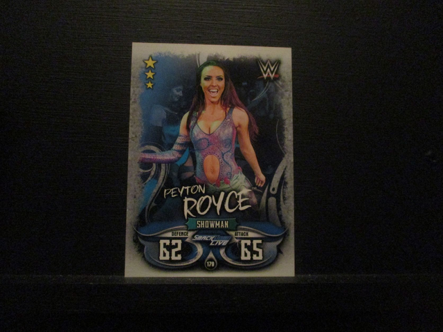 Peyton Royce - Smackdown Live Slam Attax Live Original Trading Card #179