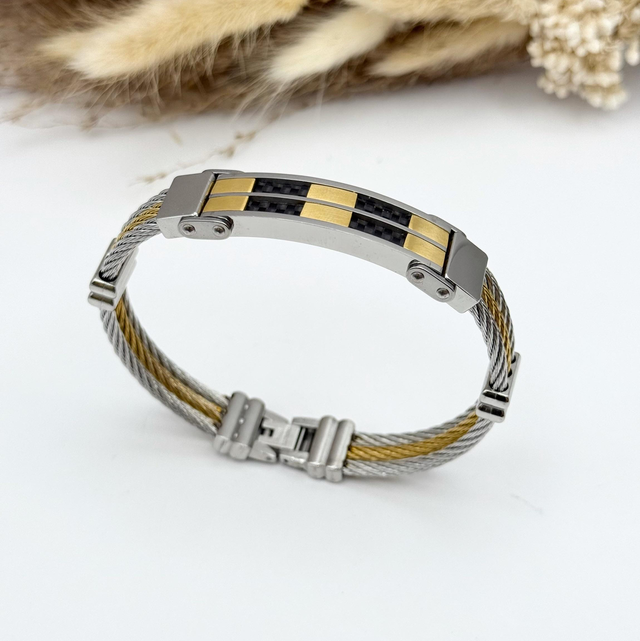 Bracelet câble homme